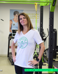 T-shirt Le Coq Sportif Femme Col V Domicil’Gym - vue 1