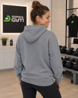 Sweat à capuche Nike Femme Domicil'Gym gris - vue portée de dos 