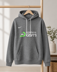 Sweat à capuche Nike Femme Domicil'Gym gris - produit sur cintre 