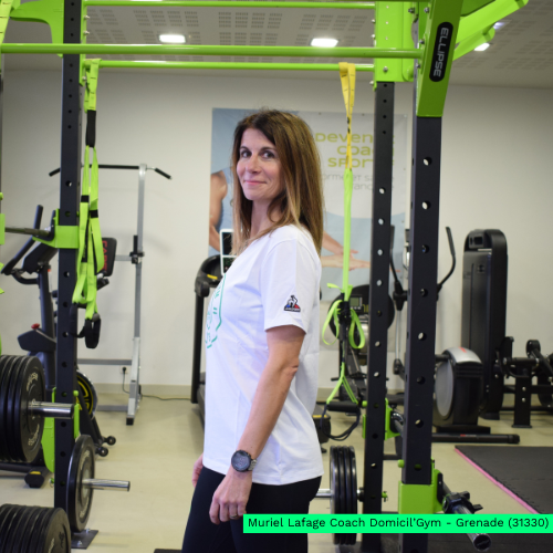T-shirt Le Coq Sportif Femme Col V Domicil’Gym - vue 2