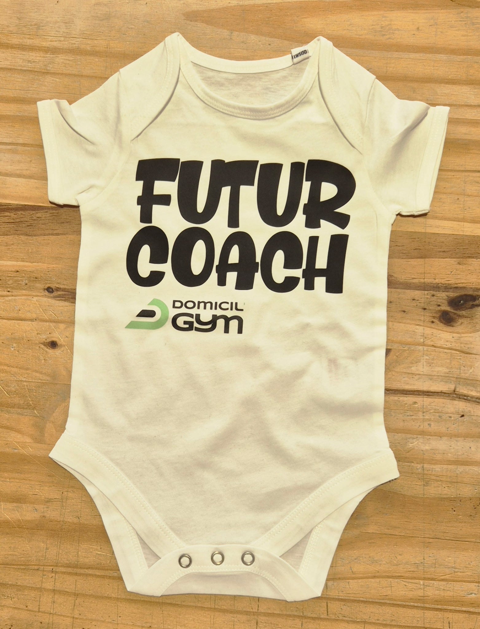 Body Bébé "FUTUR COACH"  Édition Domicil’Gym  - vue 1