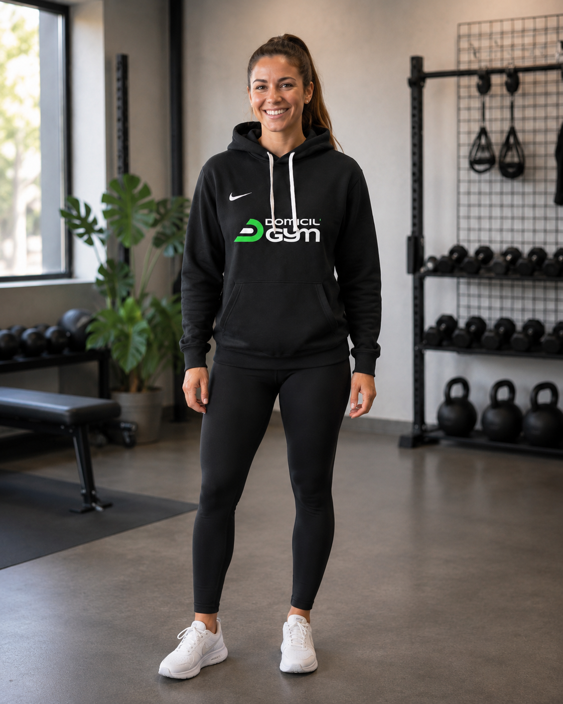 Sweat à capuche Nike Femme Domicil'Gym Noir - photo 3 Domicil'Gym #color_noir