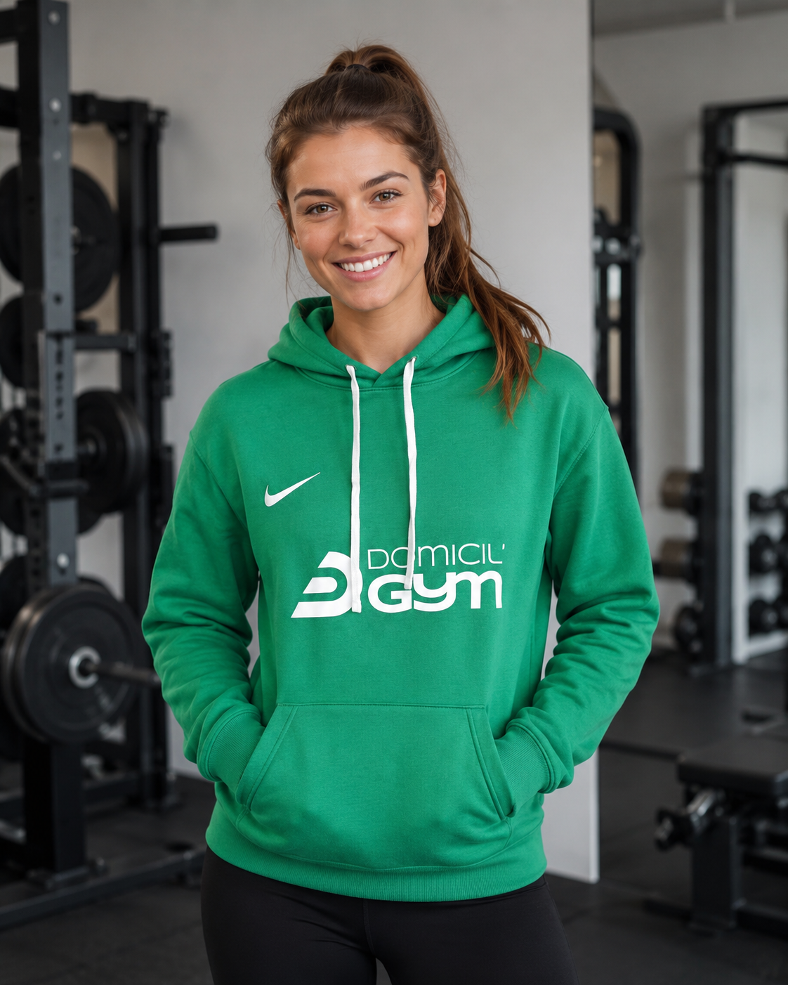 Sweat à capuche Nike Femme Domicil'Gym Vert - photo 2 Domicil'Gym 