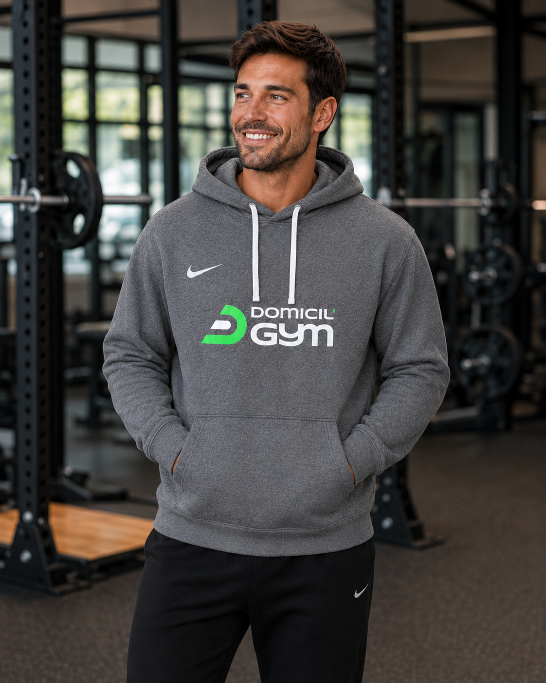 Sweat à capuche Nike Homme Domicil'Gym Gris - photo 2 Domicil'Gym 
