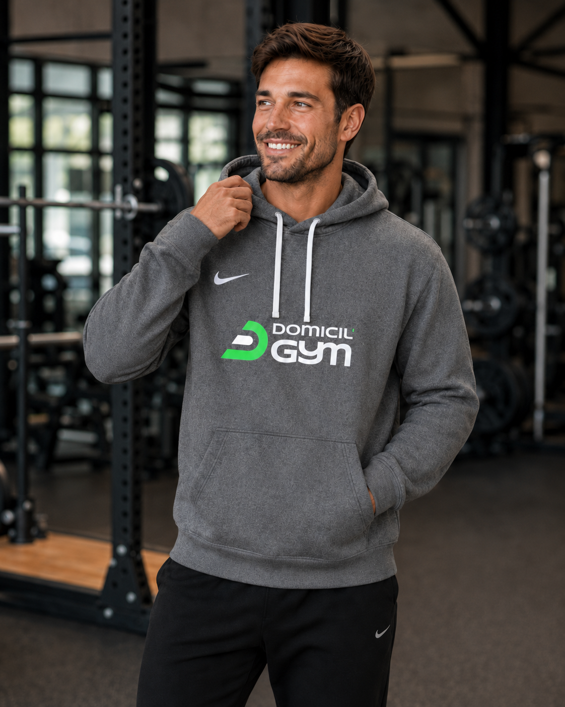 Sweat à capuche Nike Homme Domicil'Gym Gris - photo 4 Domicil'Gym 