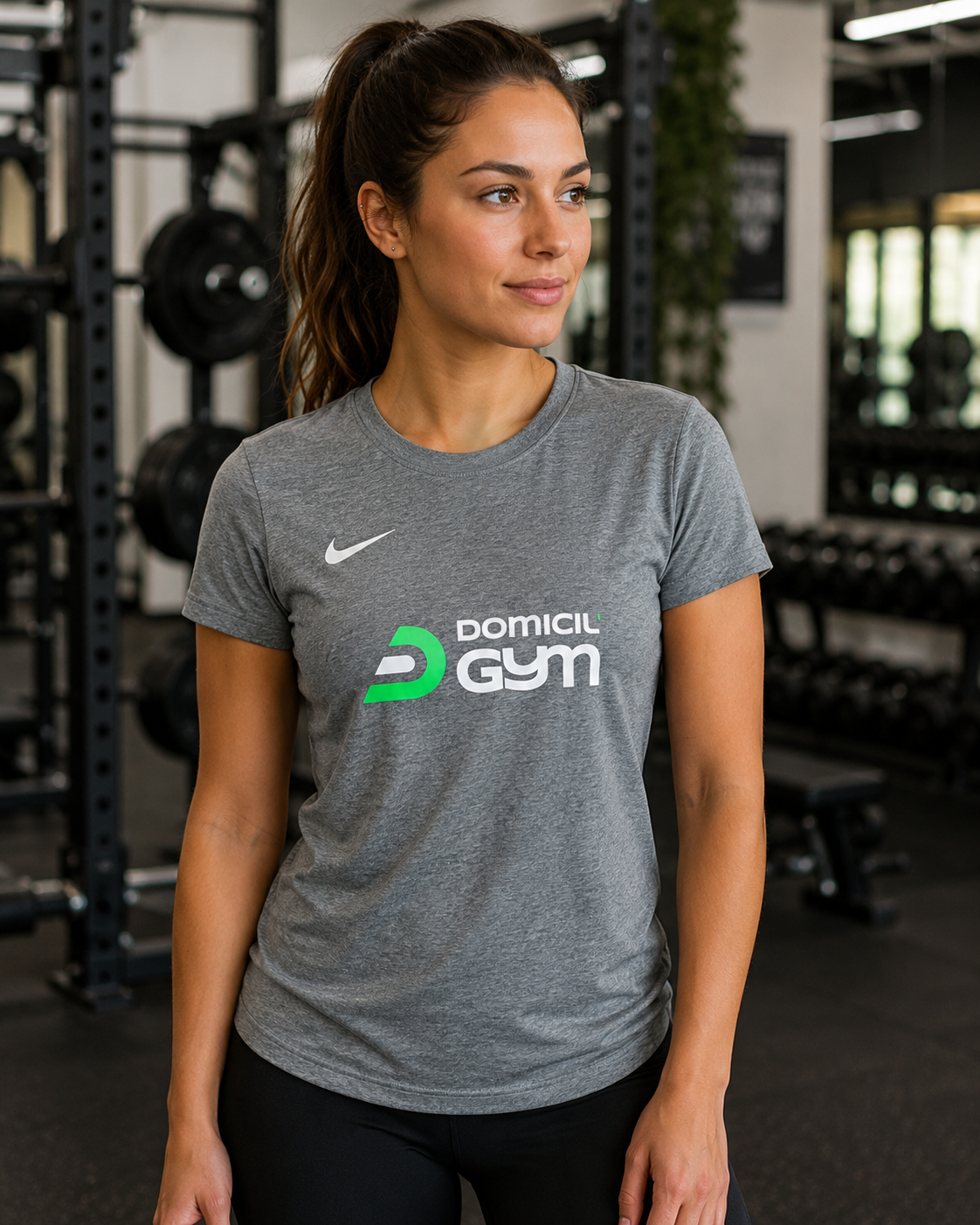 Tee-shirt Nike Femme Domicil'Gym Gris - photo 2 Domicil'Gym 