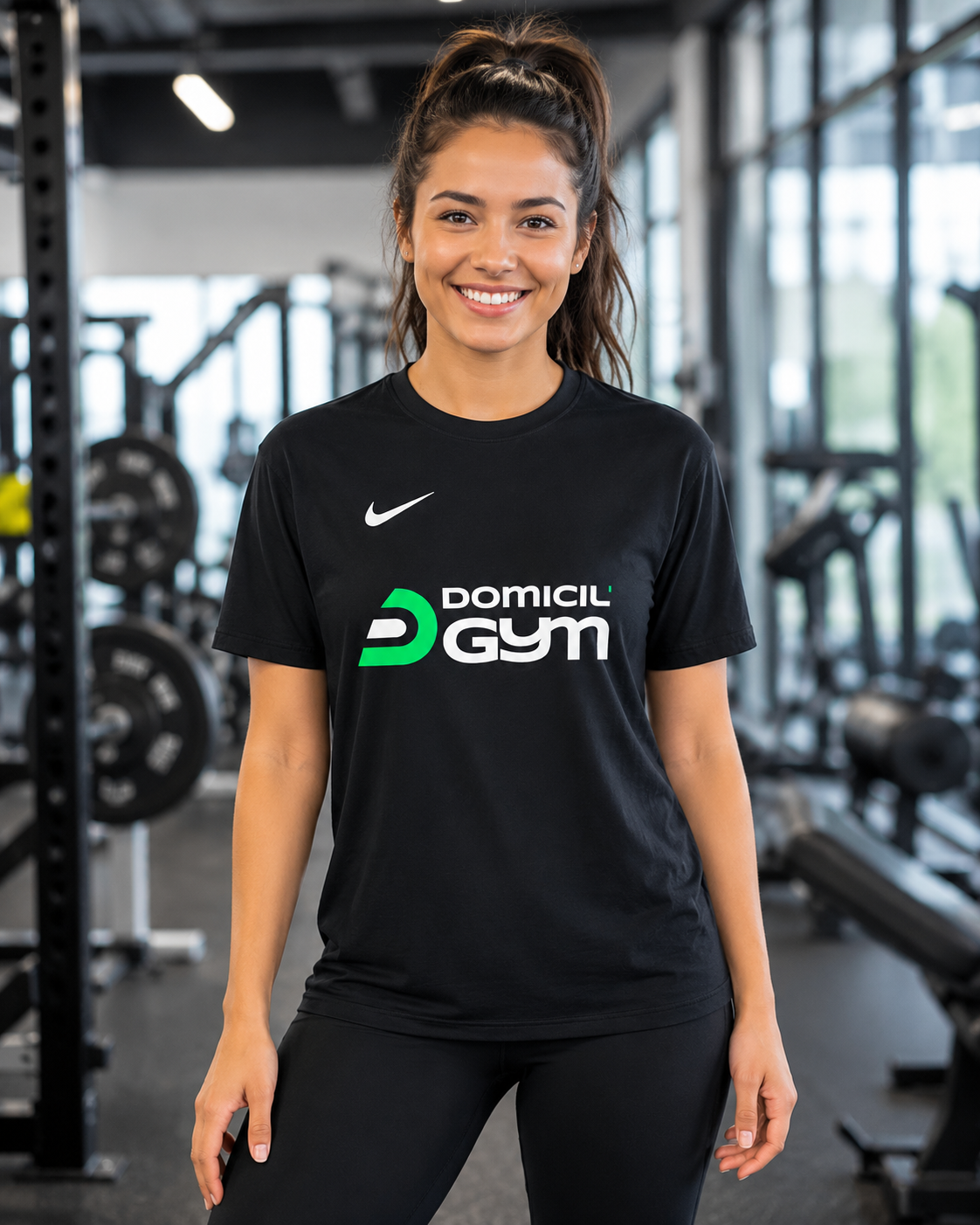 Tee-shirt Nike Femme Domicil'Gym Noir - photo 2 Domicil'Gym 