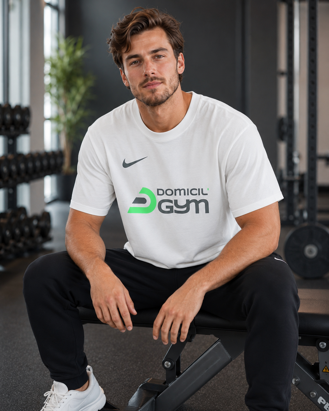 Tee-shirt Nike Homme Domicil'Gym Blanc - photo 4 Domicil'Gym #color_blanc