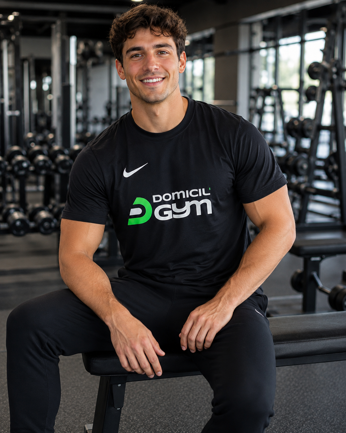 Tee-shirt Nike Homme Domicil'Gym Noir - photo 5 Domicil'Gym 