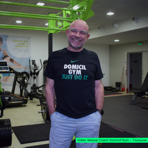 T-SHIRT JUST DO IT" DOMICIL'GYM unisexe - vue 2