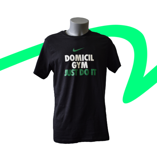 T-SHIRT JUST DO IT" DOMICIL'GYM unisexe - vue 1
